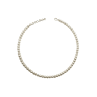 AAA Quality freshwater Pearl necklace for women, round pearls,hand made with sterling silver clasp.